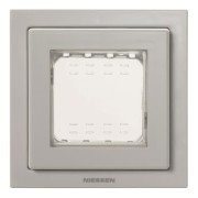 2CLA327100N1701 Рамка монтажная 1-постовая, 2-модульная, рамка+набор монтажный IP55, FM, серия Zenit, цвет серый