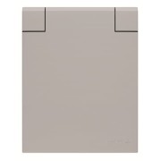 2CLA328800A1001 UJP Розетка SCHUKO арт.3288 GR, панельная 2P+E, IP54 с крышкой, 10/16А, 250В, цвет серый