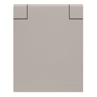 2CLA328800A1001 UJP Розетка SCHUKO арт.3288 GR, панельная 2P+E, IP54 с крышкой, 10/16А, 250В, цвет серый