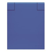 2CLA328800A1701 UJP Розетка SCHUKO арт.3288 AZ, панельная 2P+E, IP54 с крышкой, 10/16А, 250В, цвет синий