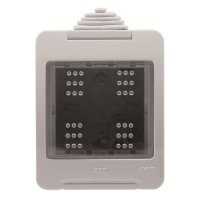 2CLA329100N1101 Коробка IP55 для открытой установки на 2 модуля, серия Zenit/Stylo