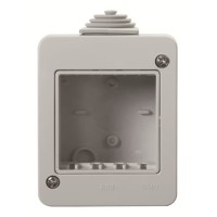 2CLA329110N1101 Коробка IP40 для открытой установки на 2 модуля, серия Zenit/Stylo