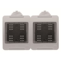 2CLA329200N1101 Коробка IP55 для открытой установки на 4 модуля, серия Zenit/Stylo