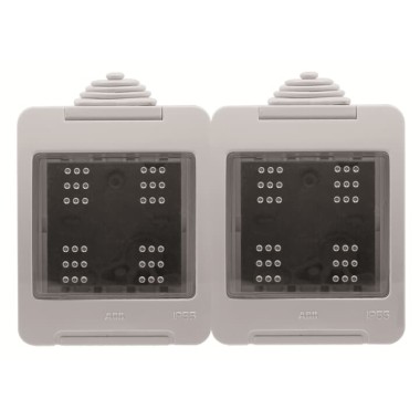 2CLA329200N1101 Коробка IP55 для открытой установки на 4 модуля, серия Zenit/Stylo
