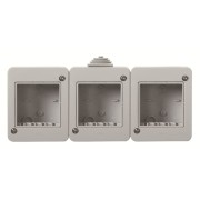 2CLA329310N1101 Коробка IP40 для открытой установки на 6 модулей, серия Zenit/Stylo