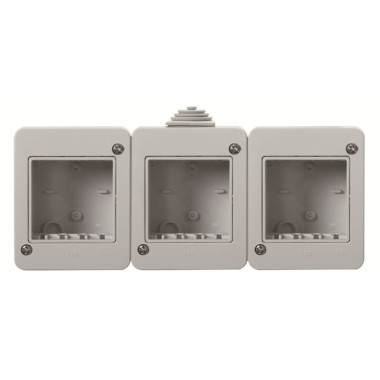 2CLA329310N1101 Коробка IP40 для открытой установки на 6 модулей, серия Zenit/Stylo