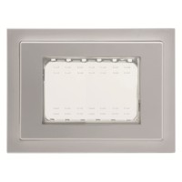 2CLA337300N1701 Рамка монтажная ITA, 3-модульная, рамка+набор монтажный IP55, FM, серия Zenit, цвет серый