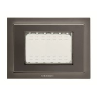 2CLA337300N1801 Рамка монтажная ITA, 3-модульная, рамка+набор монтажный IP55, FM, серия Zenit, цвет антрацит