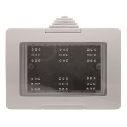 2CLA339100N1101 Коробка IP55 для открытой установки на 3 модуля, серия Zenit/Stylo