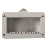 2CLA339110N1101 Коробка IP40 для открытой установки на 3 модуля, серия Zenit/Stylo