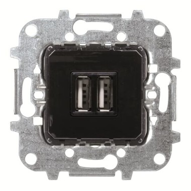 2CLA818500A1001 Механизм USB зарядного устройства, 2х750 мА / 1х1500 мА, серия OLAS/Tacto/SKY