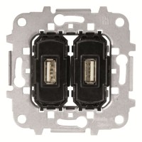 2CLA818530A1001 Механизм USB зарядного устройства, 2х2000 мА, 5В, серия SKY