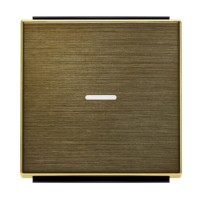 2CLA850130A1201 Клавиша для 1-клавишных выключателей/переключателей/кнопок с линзой подсветки, серия SKY, цвет античная латунь