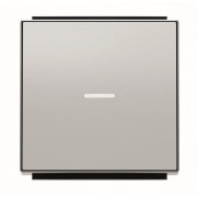 2CLA850130A1301 Клавиша для 1-клавишных выключателей/переключателей/кнопок с линзой подсветки, серия SKY, цвет серебристый алюминий