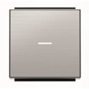 2CLA850130A1401 Клавиша для 1-клавишных выключателей/переключателей/кнопок с линзой подсветки, серия SKY, цвет нержавеющая сталь