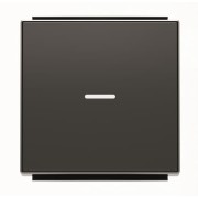 2CLA850130A1501 Клавиша для 1-клавишных выключателей/переключателей/кнопок с линзой подсветки, серия SKY, цвет чёрный бархат