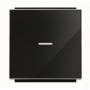 2CLA850130A2501 Клавиша для 1-клавишных выключателей/переключателей/кнопок с линзой подсветки, серия SKY, цвет стекло чёрное