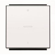 2CLA850140A1101 Клавиша для 1-клавишных выключателей/переключателей/кнопок с символом I/O и линзой подсветки, серия SKY, цвет альпийский белый