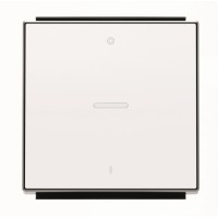 2CLA850140A1101 Клавиша для 1-клавишных выключателей/переключателей/кнопок с символом I/O и линзой подсветки, серия SKY, цвет альпийский белый