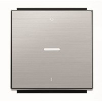 2CLA850140A1401 Клавиша для 1-клавишных выключателей/переключателей/кнопок с символом I/O и линзой подсветки, серия SKY, цвет нержавеющая сталь