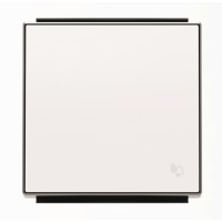 2CLA850400A1101 Клавиша для 1-клавишных выключателей/переключателей/кнопок с символом ЗВОНОК, серия SKY, цвет альпийский белый