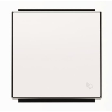 2CLA850400A1101 Клавиша для 1-клавишных выключателей/переключателей/кнопок с символом ЗВОНОК, серия SKY, цвет альпийский белый