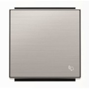 2CLA850400A1401 Клавиша для 1-клавишных выключателей/переключателей/кнопок с символом ЗВОНОК, серия SKY, цвет нержавеющая сталь