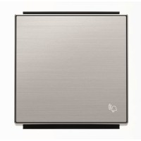 2CLA850400A1401 Клавиша для 1-клавишных выключателей/переключателей/кнопок с символом ЗВОНОК, серия SKY, цвет нержавеющая сталь