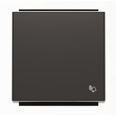 2CLA850400A1501 Клавиша для 1-клавишных выключателей/переключателей/кнопок с символом ЗВОНОК, серия SKY, цвет чёрный барх.