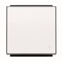 2CLA850420A1101 Клавиша для 1-клавишных выключателей/переключателей/кнопок с символом СВЕТ, серия SKY, цвет альпийский белый