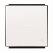 2CLA850430A1101 Клавиша для 1-клавишных выключателей/переключателей/кнопок с символом ЗВОНОК и линзой подсветки, серия SKY, цвет альпийский белый