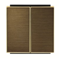 2CLA851100A1201 Клавиша для 2-клавишных выключателей/переключателей/кнопок, серия SKY, цвет античная латунь