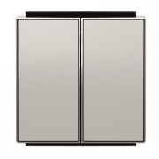 2CLA851100A1301 Клавиша для 2-клавишных выключателей/переключателей/кнопок, серия SKY, цвет серебристый алюминий