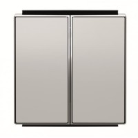 2CLA851100A1301 Клавиша для 2-клавишных выключателей/переключателей/кнопок, серия SKY, цвет серебристый алюминий