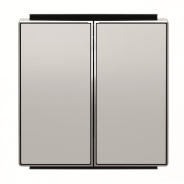 2CLA851100A1301 Клавиша для 2-клавишных выключателей/переключателей/кнопок, серия SKY, цвет серебристый алюминий