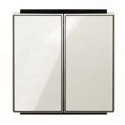 2CLA851100A2101 Клавиша для 2-клавишных выключателей/переключателей/кнопок, серия SKY, цвет стекло белое