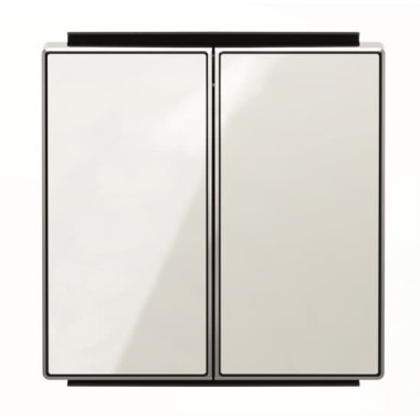 2CLA851100A2101 Клавиша для 2-клавишных выключателей/переключателей/кнопок, серия SKY, цвет стекло белое