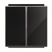 2CLA851100A2501 Клавиша для 2-клавишных выключателей/переключателей/кнопок, серия SKY, цвет стекло чёрное