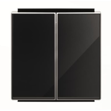 2CLA851100A2501 Клавиша для 2-клавишных выключателей/переключателей/кнопок, серия SKY, цвет стекло чёрное