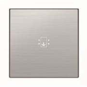 2CLA851400A1401 Накладка для механизма карточного выключателя с линзой подсветки и маркировкой, серия SKY, цвет нержавеющая сталь