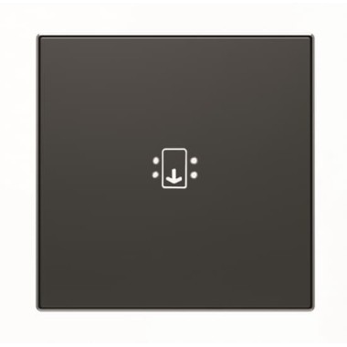 2CLA851400A1501 Накладка для механизма карточного выключателя с линзой подсветки и маркировкой, серия SKY, цвет чёрный барх.