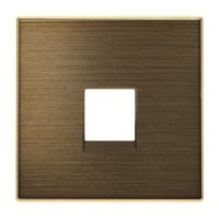2CLA851700A1201 Накладка для телекоммуникационных розеток типа 8117... и/или 8118..., серия SKY, цвет античная латунь