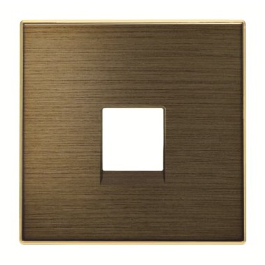 2CLA851700A1201 Накладка для телекоммуникационных розеток типа 8117... и/или 8118..., серия SKY, цвет античная латунь
