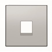 2CLA851700A1301 Накладка для телекоммуникационных розеток типа 8117... и/или 8118..., серия SKY, цвет серебристый алюминий