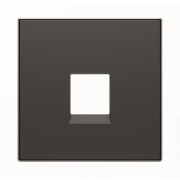 2CLA851700A1501 Накладка для телекоммуникационных розеток типа 8117... и/или 8118..., серия SKY, цвет чёрный барх.