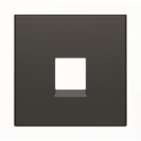 2CLA851700A1501 Накладка для телекоммуникационных розеток типа 8117... и/или 8118..., серия SKY, цвет чёрный барх.