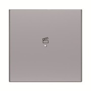 2CLA852627A1301 SRS-1-85PL Клавиша одинарная free@home, SKY, сцена, серебристая