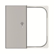 2CLA852642A1301 SRL-2-L-85PL Клавиша двойная левая free@home, SKY, освещение, серебристая