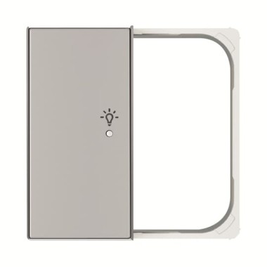 2CLA852642A1301 SRL-2-L-85PL Клавиша двойная левая free@home, SKY, освещение, серебристая