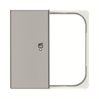 2CLA852644A1301 SRS-2-L-85PL Клавиша двойная левая free@home, SKY, сцена, серебристая